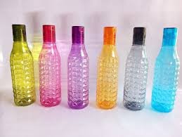 Coloured Plastic Bottles